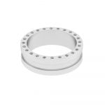 Stylish Sparkly CZ Stainless Steel Engagement Ring - Image 3