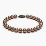 Crystal Faux Pearl Bracelet 8mm - Image 2