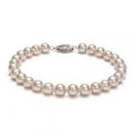 Crystal Faux Pearl Bracelet 8mm - Image 9
