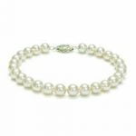 Crystal Faux Pearl Bracelet 8mm - Image 8