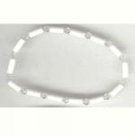 Gemstone and Crystal Stretch Bracelet - Image 2