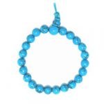 Chakra Balancing Simulated Gemstone Bead Bracelet