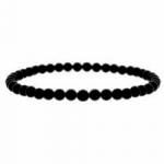 Simulated Gemstone Bead Stretch Bracelet - Image 7