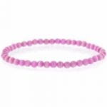 Simulated Gemstone Bead Stretch Bracelet - Image 6