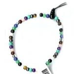 Simulated Gemstone Bead Stretch Bracelet - Image 5