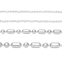 BSCH01-3.jpg Costume Jewelry Sausage Chain - Image 1