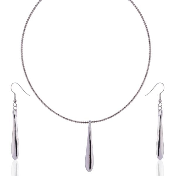Teardrop Pendant Necklace Set - Image 1