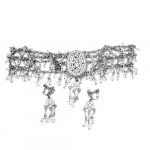 Edwardian Rhinestone Choker Necklace Set - Image 2