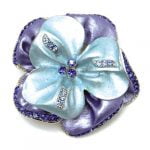 Art Nouveau Enamel Flower Brooch - Image 2