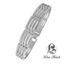 LH2508-15.jpg Stainless Steel Personalized Link Mens Bracelet-LH2508 - Image 1
