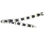 Stainless Steel & Rubber Men's Link Bracelet - Image 2