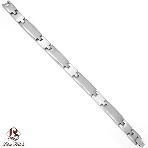 Stainless Steel Mens Link Bracelet-LH2526 - Image 2