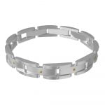 Stainless Steel Mens Link Bracelet-LH2535