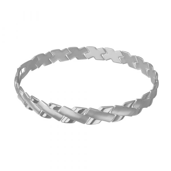 Angora Stainless Steel Men's Link Bracelet - Image 1
