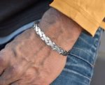 Angora Stainless Steel Men's Link Bracelet - Image 3