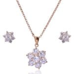 Cubic Zirconia Glamour Jewelry Set