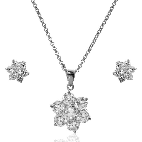 Cubic Zirconia Glamour Jewelry Set - Image 2