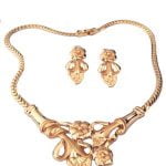 Edwardian Gold Choker Necklace Set