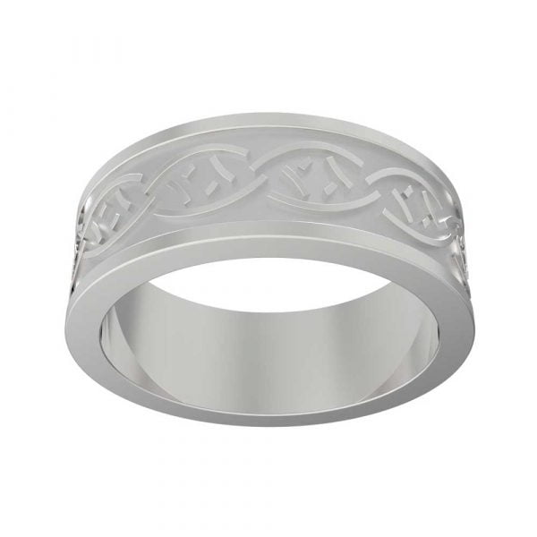 Stainless Steel Men's Celtic Ring — LR0007-5 - Image 2