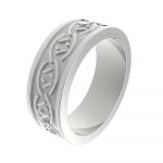 Stainless Steel Men's Celtic Ring — LR0007-5