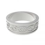 Stainless Steel Men's Celtic Ring — LR0007-5 - Image 3