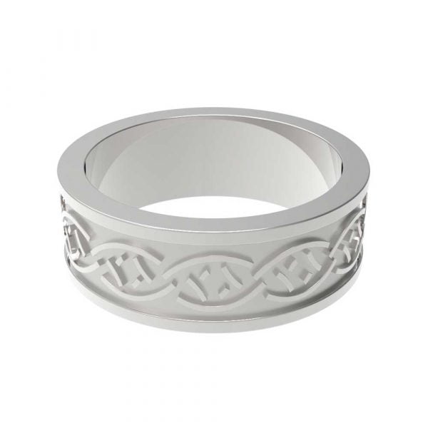 Stainless Steel Men's Celtic Ring — LR0007-5 - Image 3