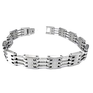 LSB301-11.jpg Stainless Steel Men's Bracelet - Image 1