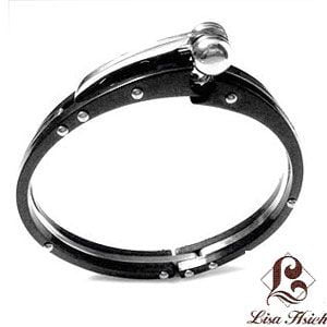 LSL1865-10.jpg Stainless Steel Mens Cuff Bracelet-LSL1865 - Image 1
