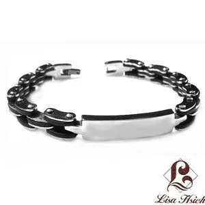 Stainless Steel Mens Link Bracelet-LSL1939 - Image 1