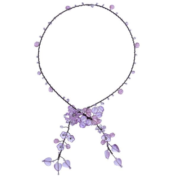 Boho-chic Hand-made Wire Choker Necklace - Image 1