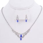 Retro Rhinestone Necklace Set