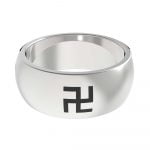 Stainless Steel Buddhist Tantric Shakti Awareness Ring - Image 3