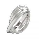 Unisex Stainless Steel 3 Piece Olympiad Puzzle Ring
