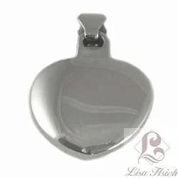 SP320-8.jpg Stainless Steel Heart Pendant - Image 1