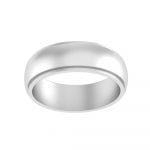 Stainless Steel Classic Men's Wedding Band - Image 2