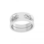 Stainless Steel Laser-cut Gothic Spider Ring - Image 2