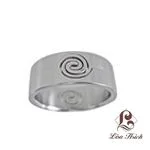 Stainless Steel Laser Cut Stackable Puzzle Ring - Image 1