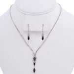 Art Nouveau Austrian Crystal Necklace Set — XNE08-9 - Image 2