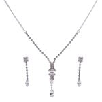 Art Nouveau Austrian Crystal Necklace Set — XNE08-9
