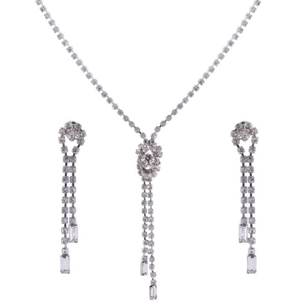 XNE09-15.jpg Art Deco Austrian Crystal Necklace Set - Image 1