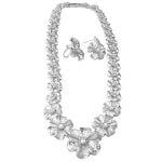 Edwardian Gold Choker Necklace and Earrings Set - Image 2