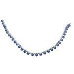 Victorian Rhinestone Choker Necklace Set - Image 4