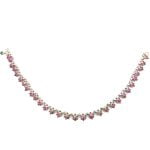 Victorian Rhinestone Choker Necklace Set - Image 3