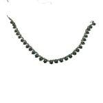 Victorian Rhinestone Choker Necklace Set - Image 5